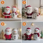 Adorable Crochet Santa and Snowman Patterns for Your Holiday Decor